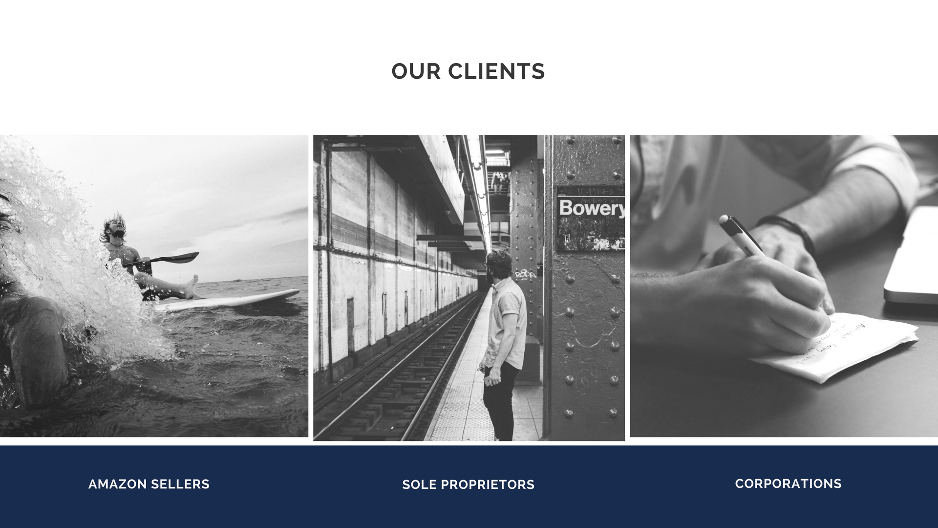 we look forward to working for you. (15)